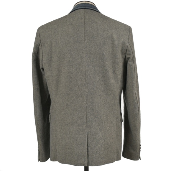 DIESEL Tweed & Denim Blazer - Picture 2 of 7